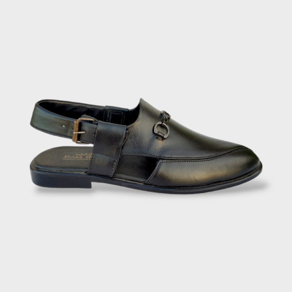 Buckled Bless Leather Chappal - Image 2
