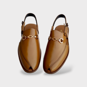 Buckled Bless Leather Chappal