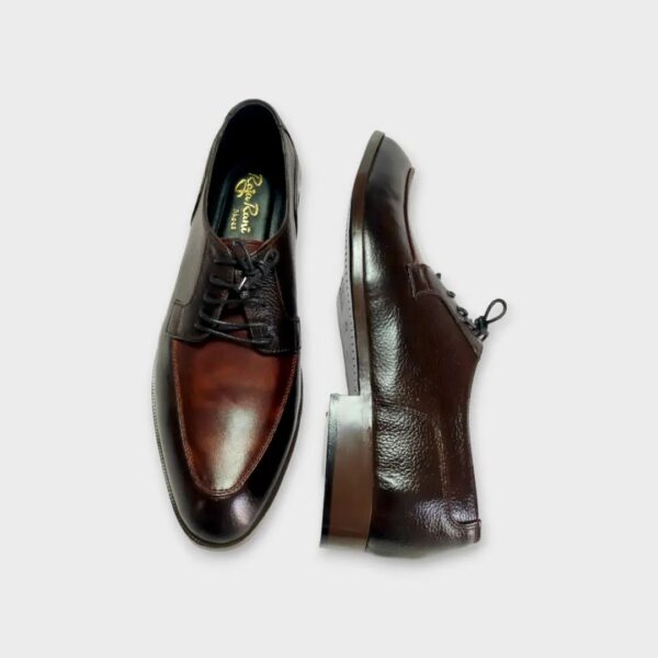 Chocolate Brown Laced Shoes - Image 4