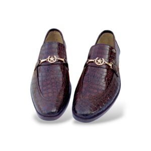 Burgundy Patent Leather Gem