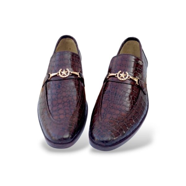Burgundy Patent Leather Gem