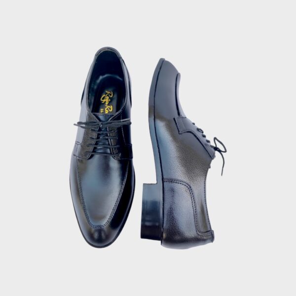 Midnight Black Laced Shoes - Image 3