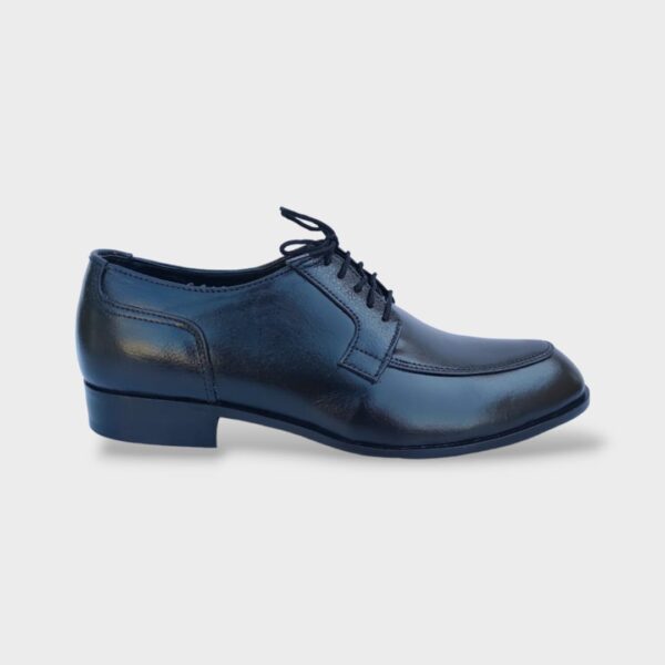 Midnight Black Laced Shoes - Image 4