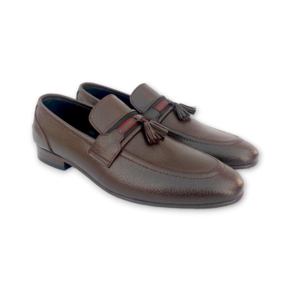 Tussled Ribbon Brown Pumpy - Image 4